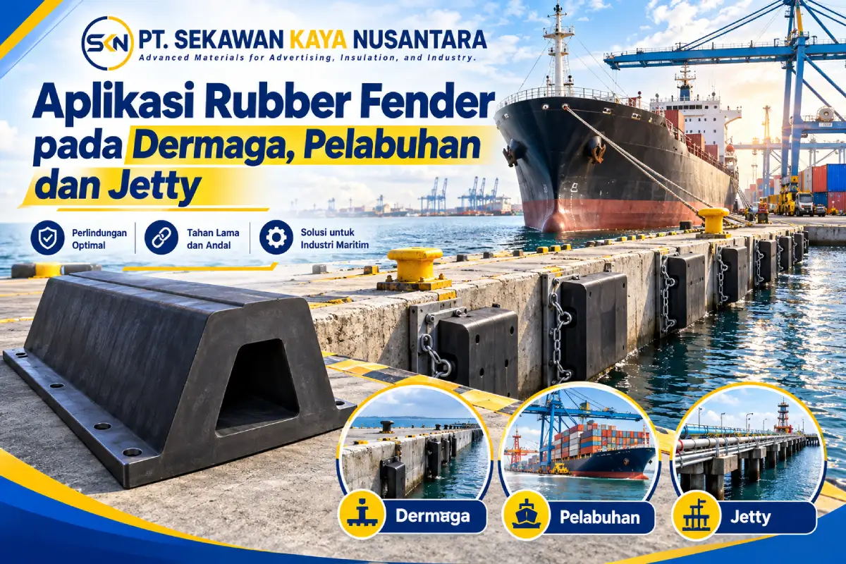 Aplikasi Rubber Fender di Pelabuhan