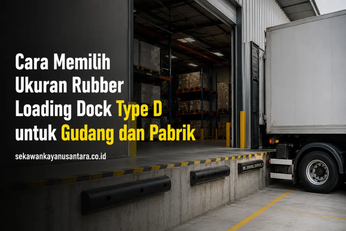 Cara memilih ukuran rubber loading dock Type D untuk gudang dan pabrik