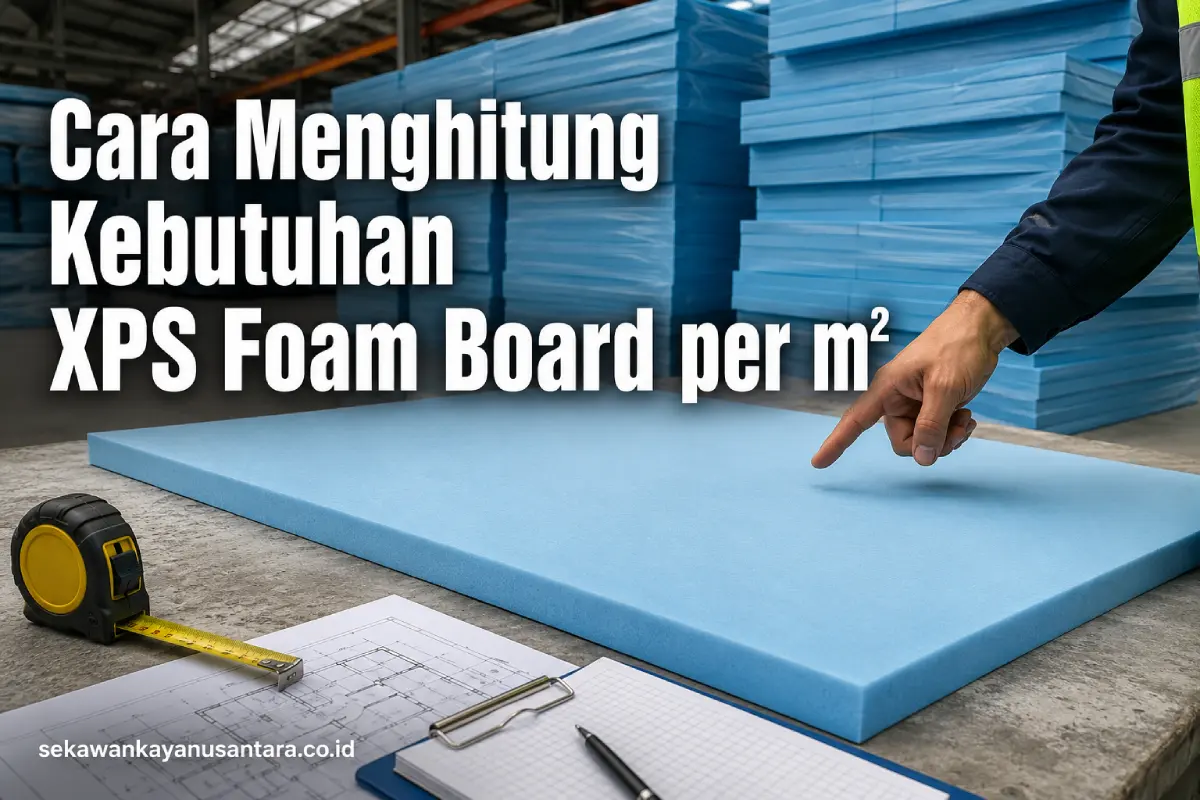cara menghitung kebutuhan xps foam board