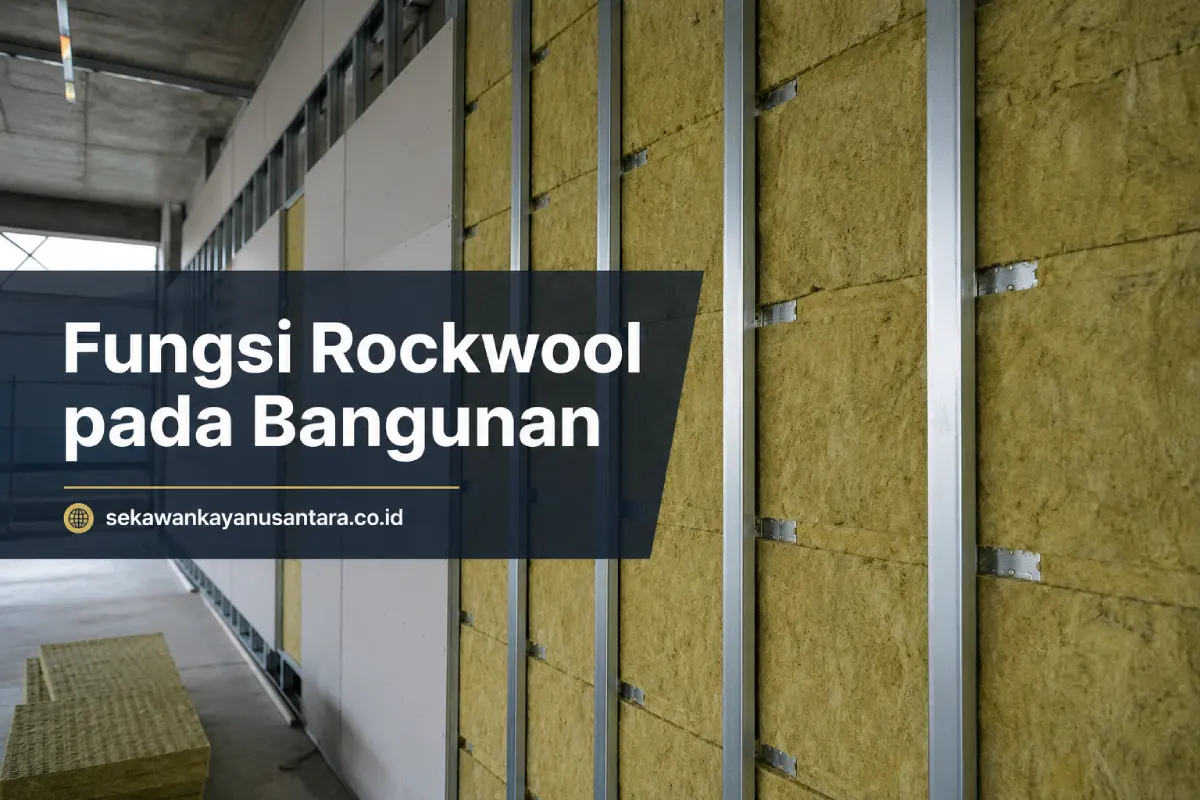 Fungsi rockwool pada bangunan untuk insulasi panas, akustik, dan proteksi kebakaran