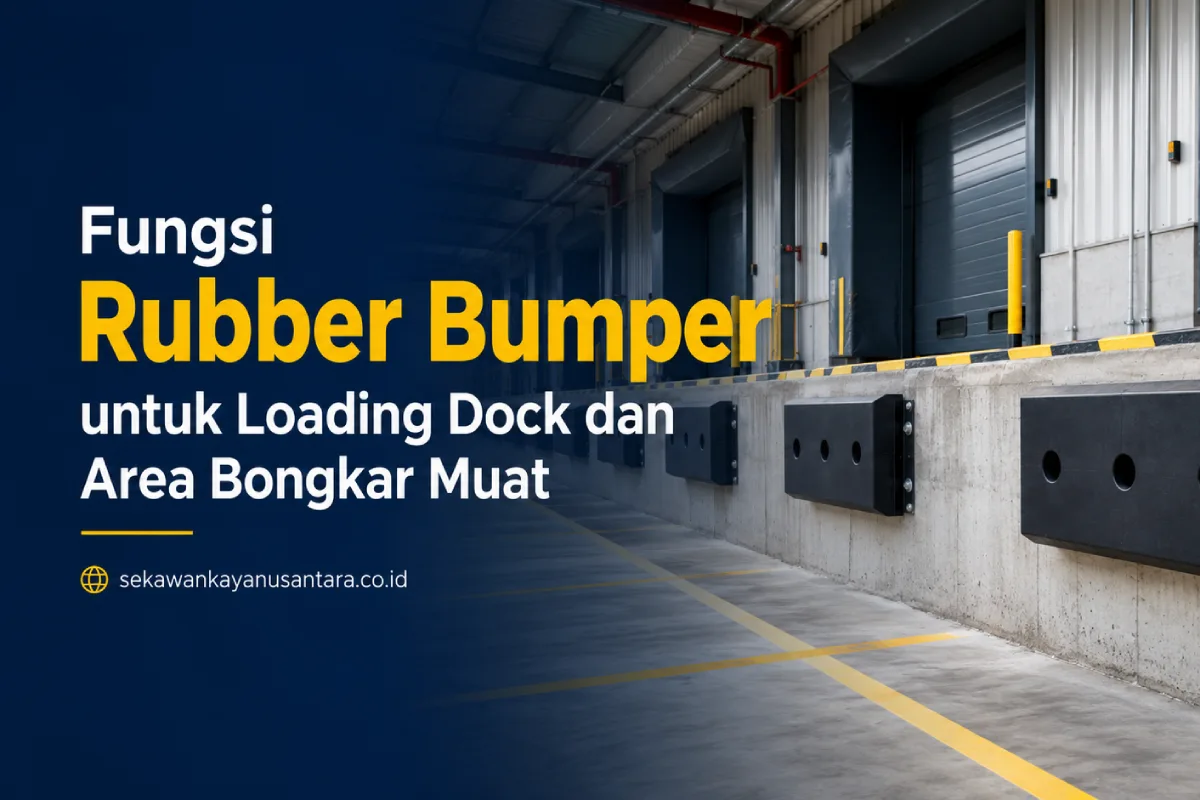 Fungsi Rubber Bumper untuk loading dock dan area bongkar muat gudang
