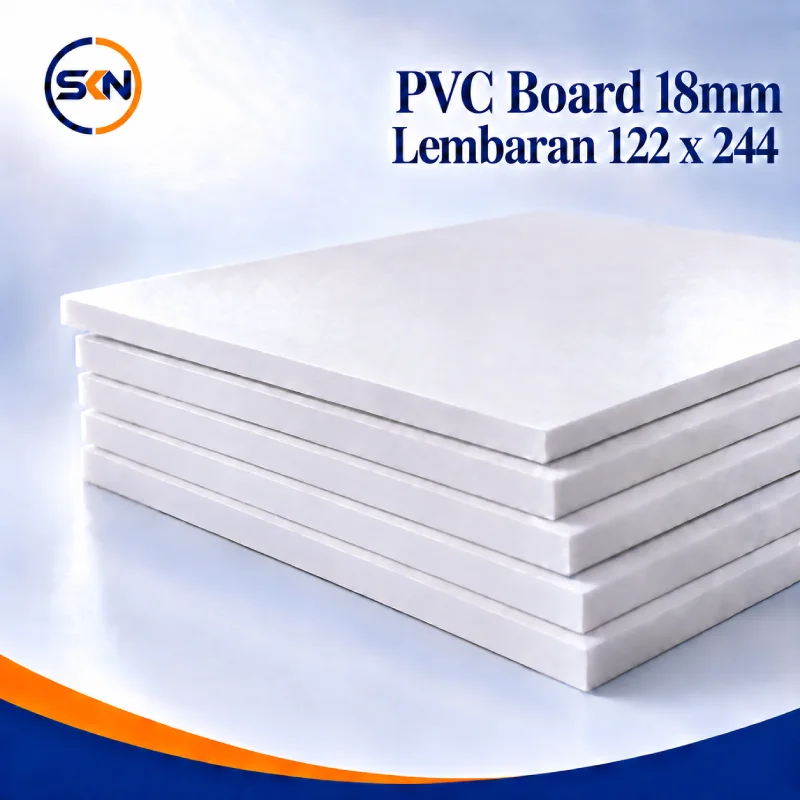 Jual PVC Board 18mm Lembaran 122 x 244 cm Putih - PT Sekawan Kaya Nusantara