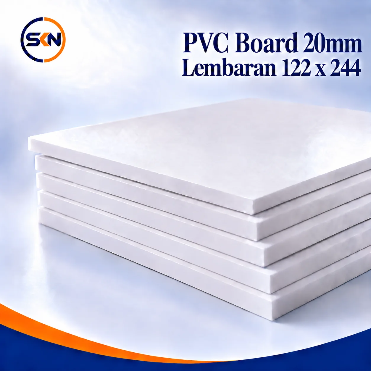 jual pvc board 20mm lembaran 122 x 244 putih - PT Sekawan Kaya Nusantara
