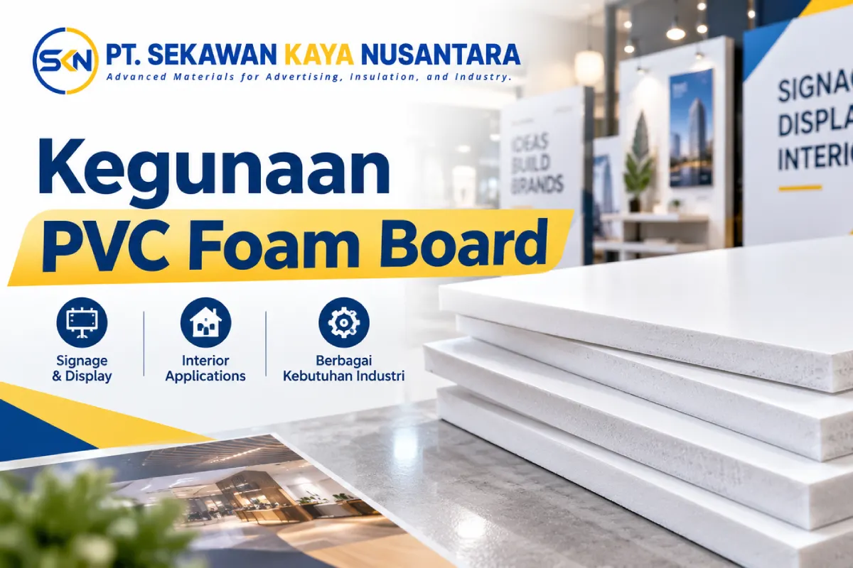 Kegunaan PVC Foam Board PT Sekawan Kaya Nusantara