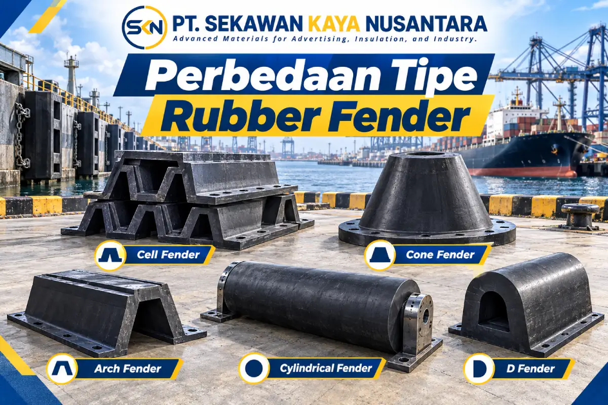 Perbedaan Tipe Rubber Fender di Pelabuhan