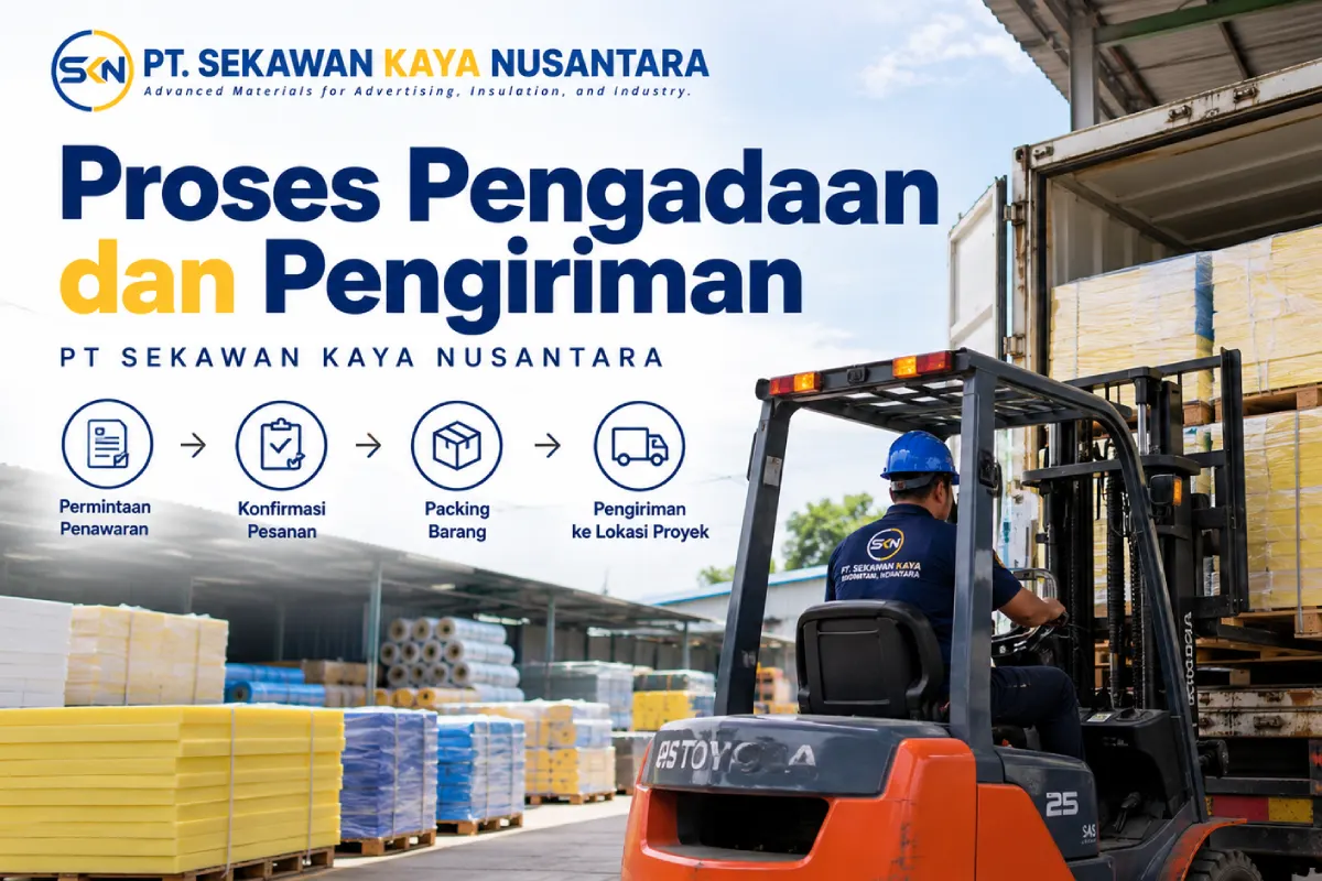 proses pengadaan dan pengiriman PT Sekawan Kaya Nusantara