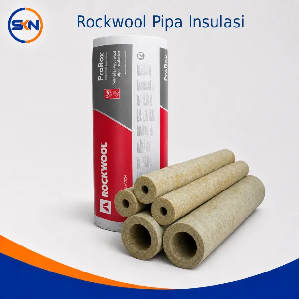 Rockwool Pipa Pipe Cover untuk insulasi jalur perpipaan