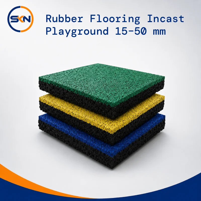 Rubber Flooring Incast Playground 15–50 mm