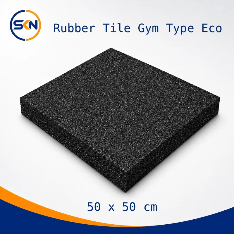 Rubber Tile Gym Type Eco 50 × 50 cm