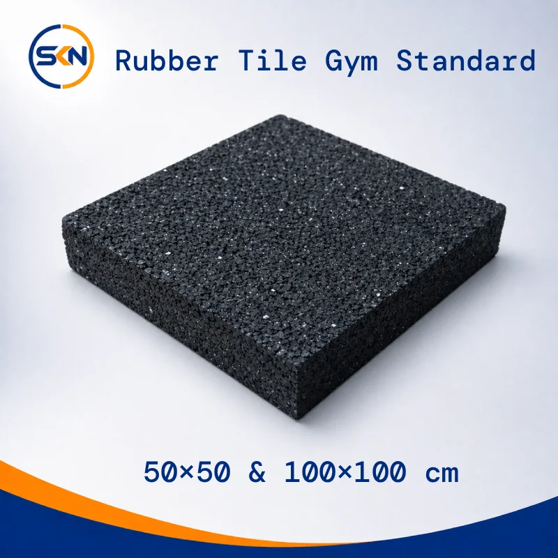 Rubber Tile Gym Type Standard 50×50 & 100×100 cm