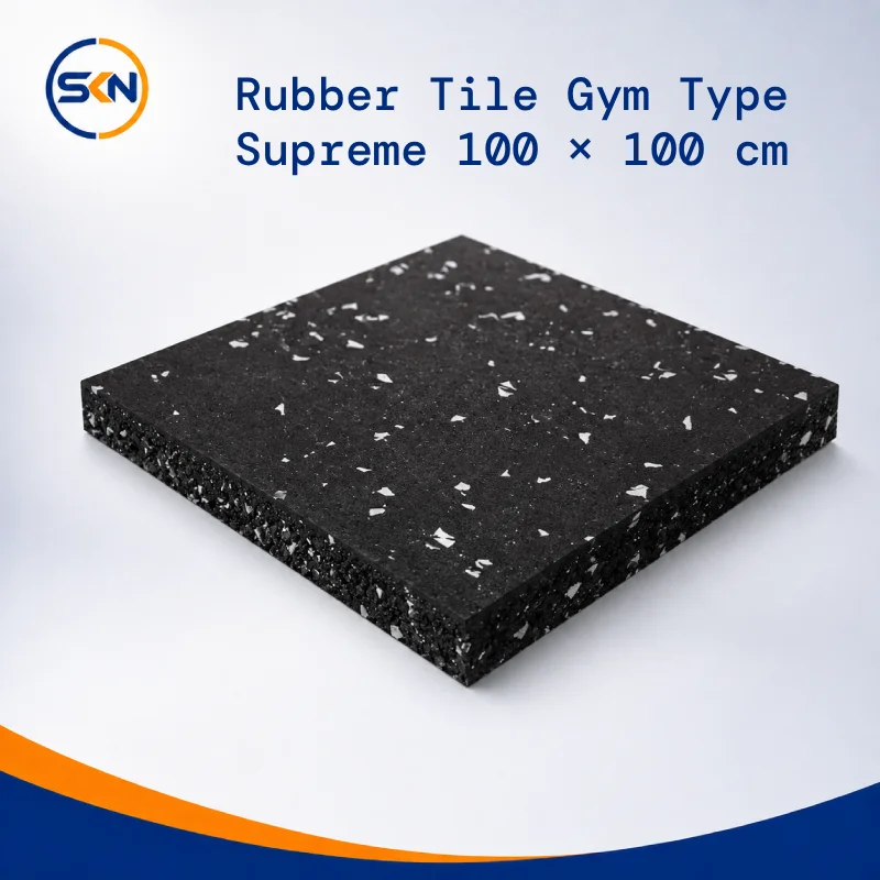 Rubber Tile Gym Type Supreme 100 × 100 cm