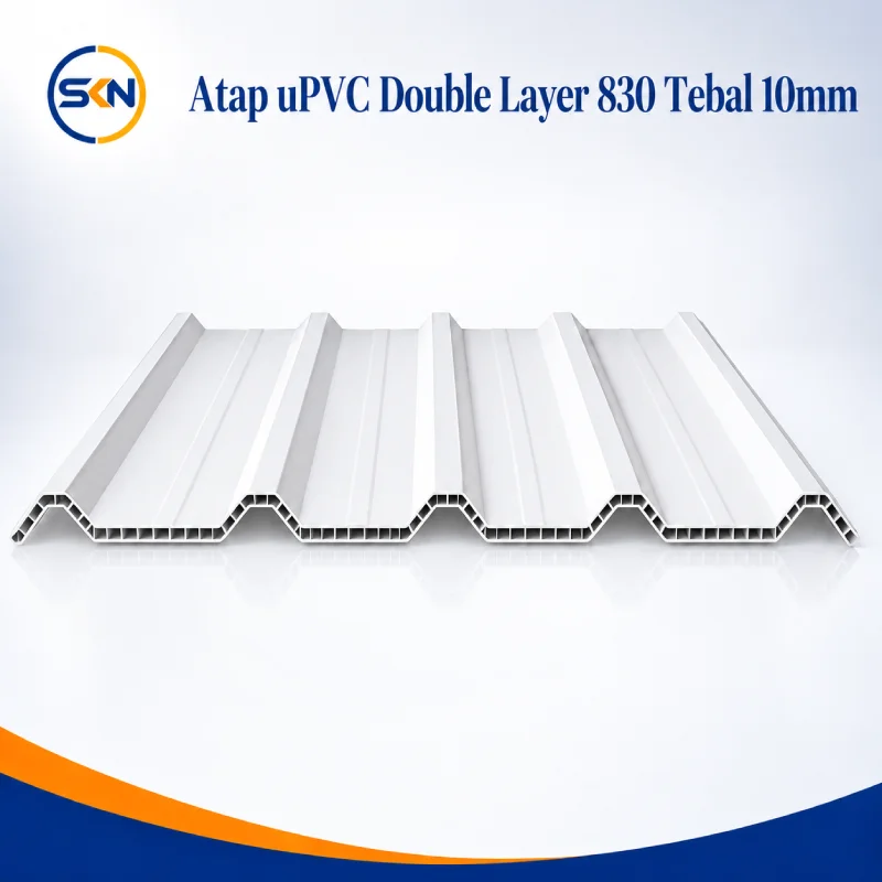 Supplier Atap uPVC Double Layer 830 Tebal 10mm - PT Sekawan Kaya Nusantara