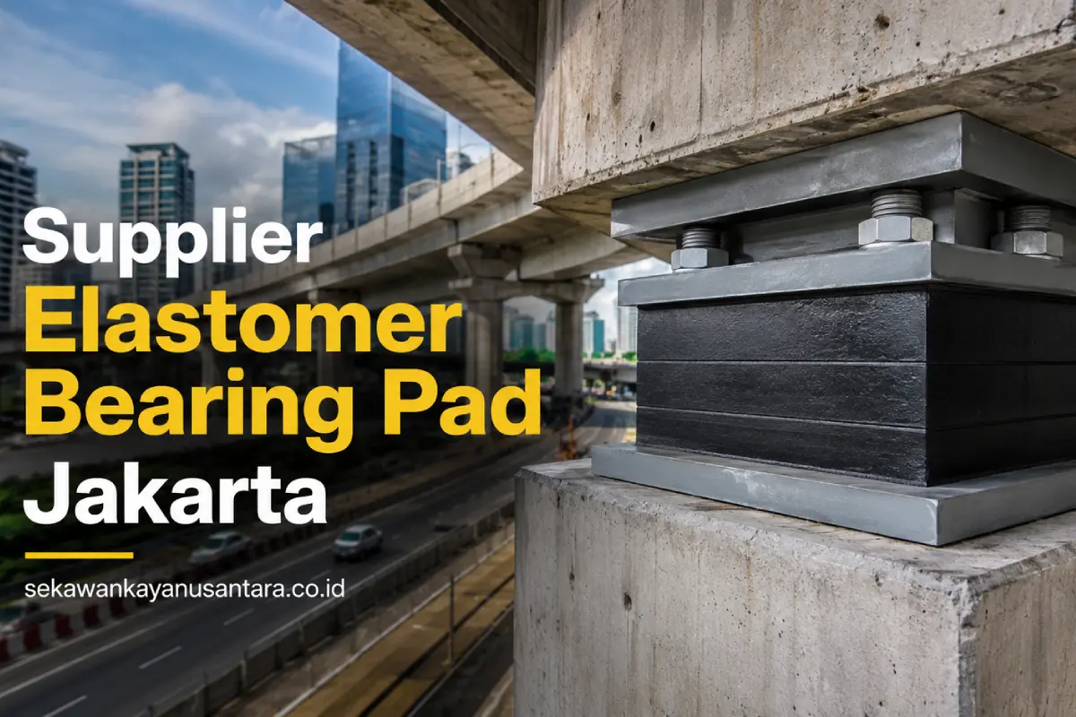 Supplier Elastomer Bearing Pad Jakarta untuk proyek jembatan dan struktur elevated