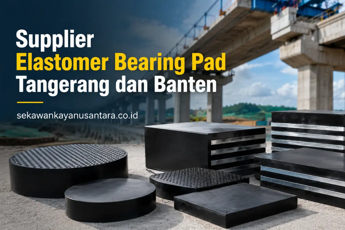 Supplier Elastomer Bearing Pad Tangerang dan Banten untuk proyek jembatan