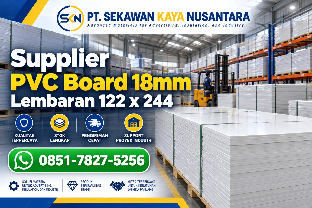 Supplier pvc board 18mm
