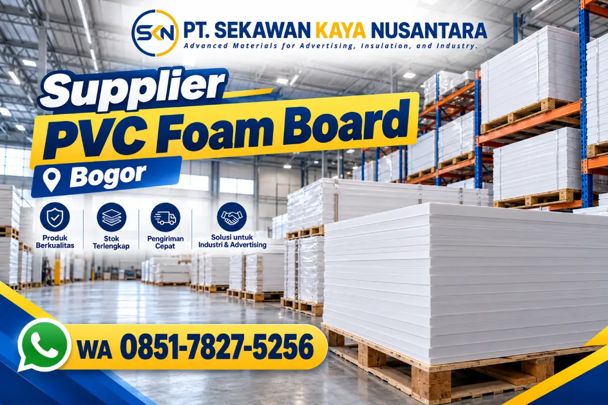 Supplier PVC Foam Board Bogor 122 x 244 Lembaran - PT Sekawan Kaya Nusantara