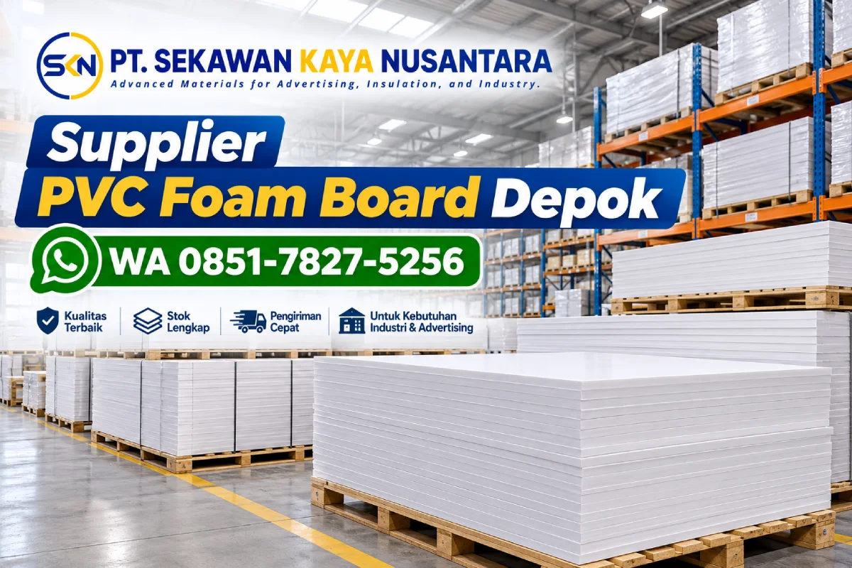 Supplier PVC Foam Board Depok 122 x 244 - PT Sekawan Kaya Nusantara