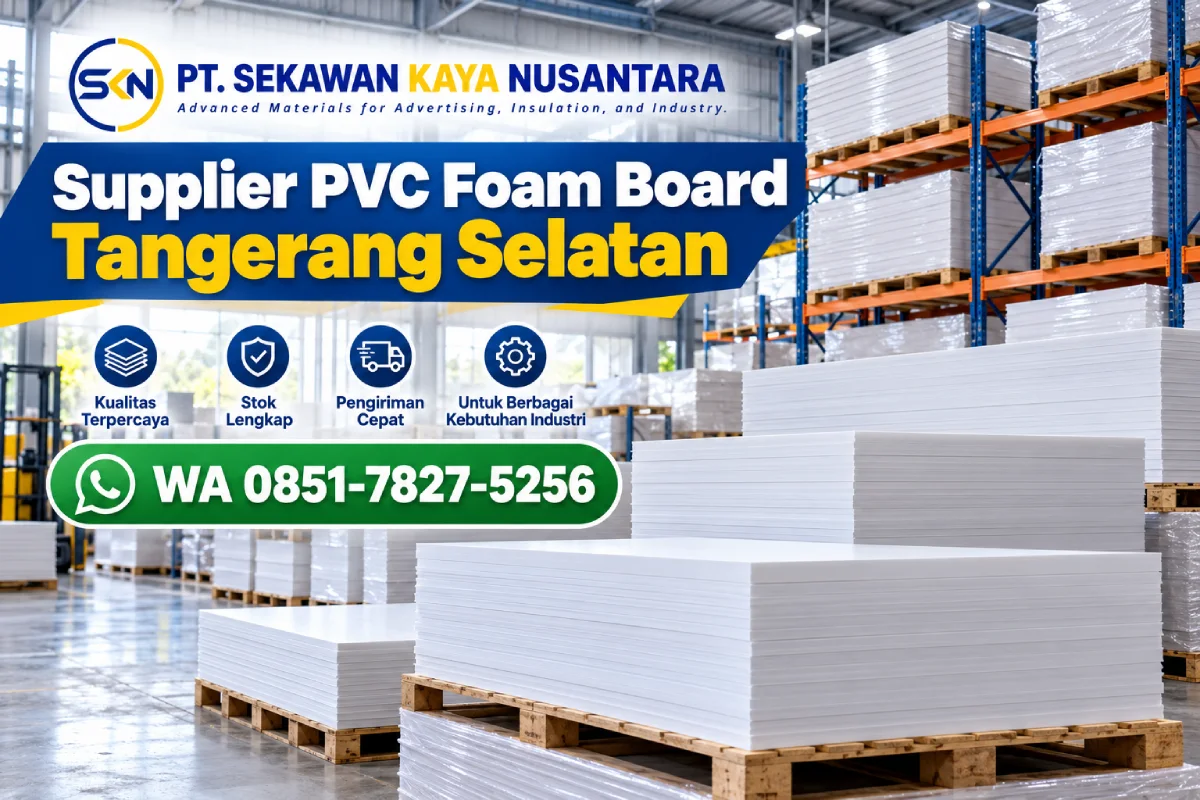 Supplier  PVC Foam Board Tangerang Selatan 122 x 244 cm - PT Sekawan Kaya Nusantara